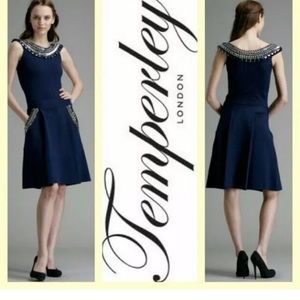 $1295 Temperley London Embellished Knit Dress, NWT